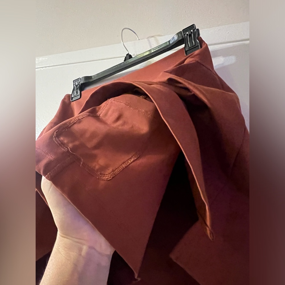 Girlfriend Collective Rust Mini Skirt - Picture 6 of 16